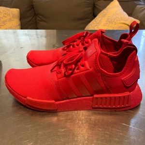 NMD R1 shoes red 10 1/2